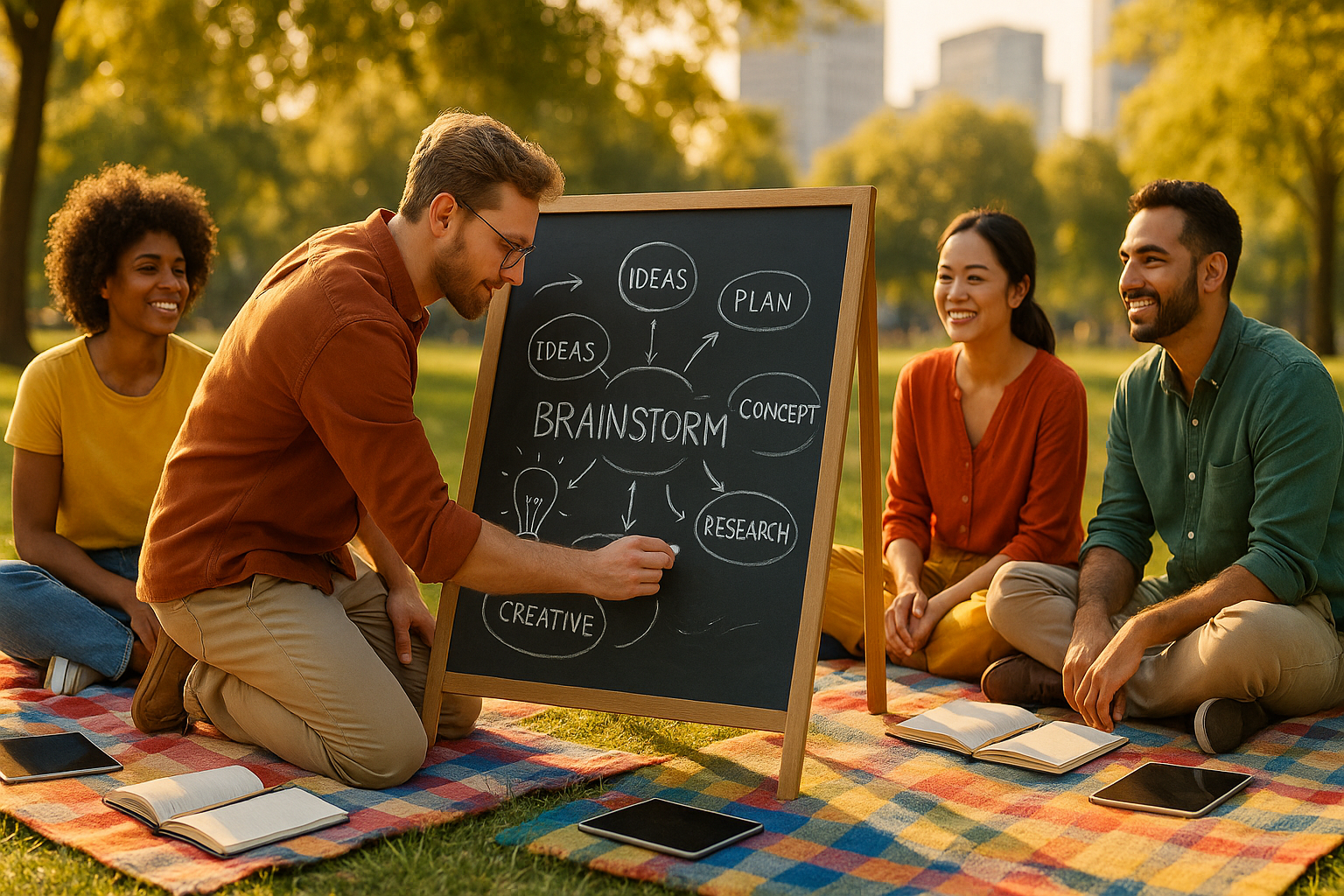 2. 対話を重ねてアイデアを練るのイメージ