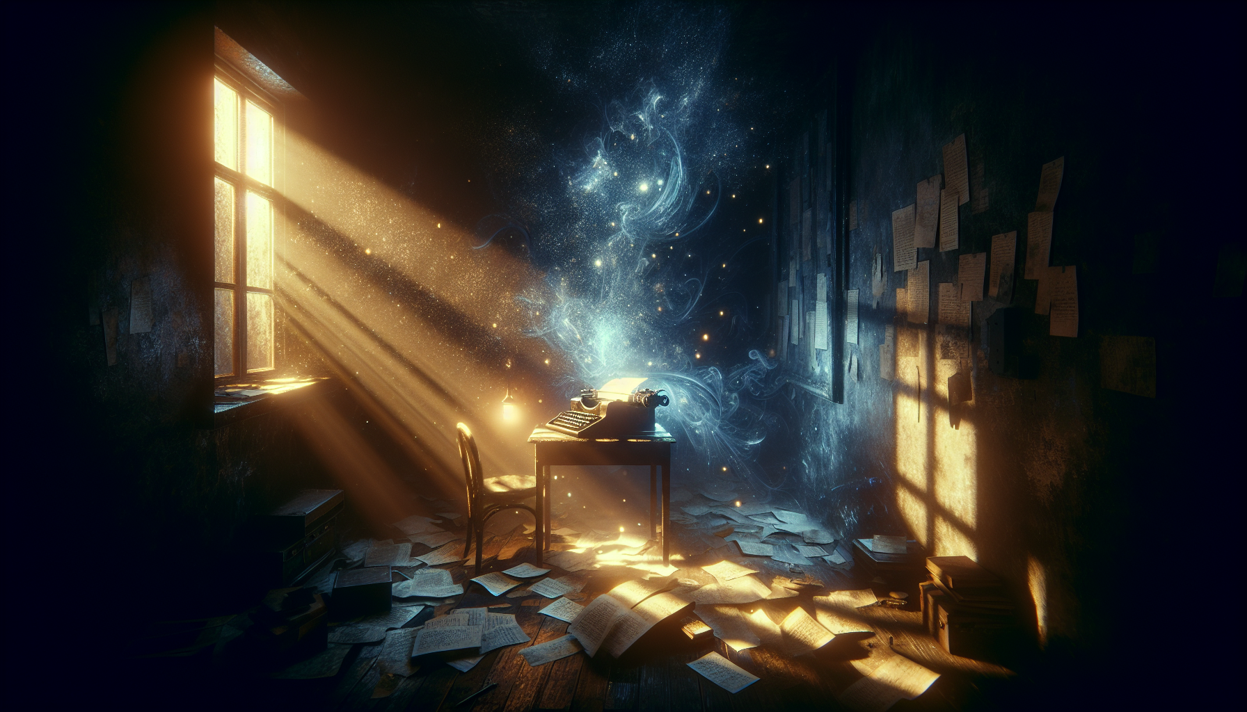 孤独の穴に差し込んだ一筋の光:AIとの出会いのイメージ